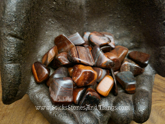 Red Tiger's Eye Tumbled Stone .75-1 inch