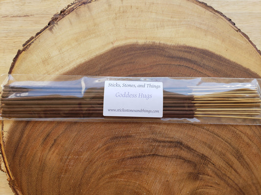 Goddess Hugs Hand-Dipped Incense Sticks 20 pack
