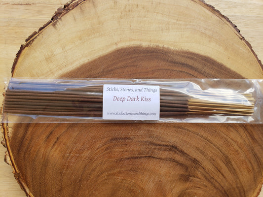 Deep Dark Kiss Hand-Dipped Incense Sticks 20 pack