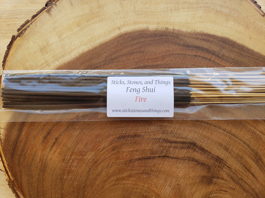Feng Shui Fire Hand-Dipped Incense Sticks 20 pack