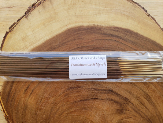 Frankincense & Myrrh Hand-Dipped Incense Sticks 20 pack