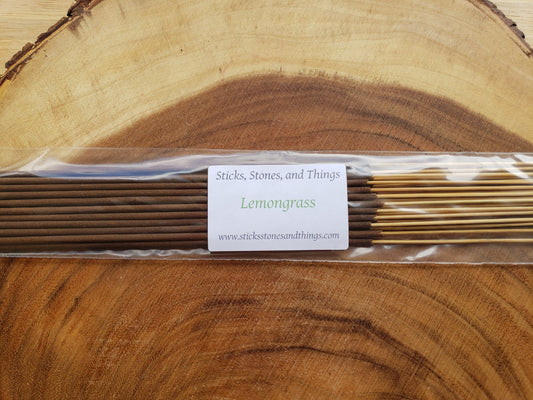 Lemongrass Hand-Dipped Incense Sticks 20 pack