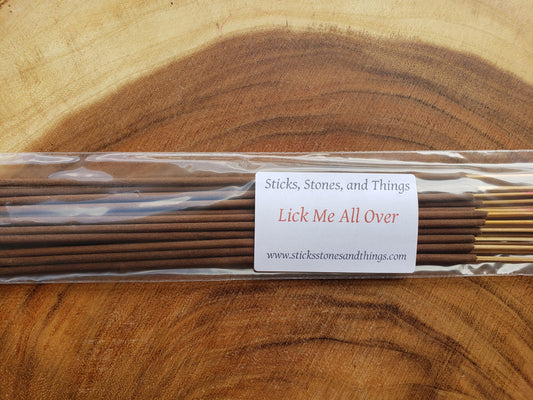 Lick Me All Over Hand-Dipped Incense Sticks 20 pack