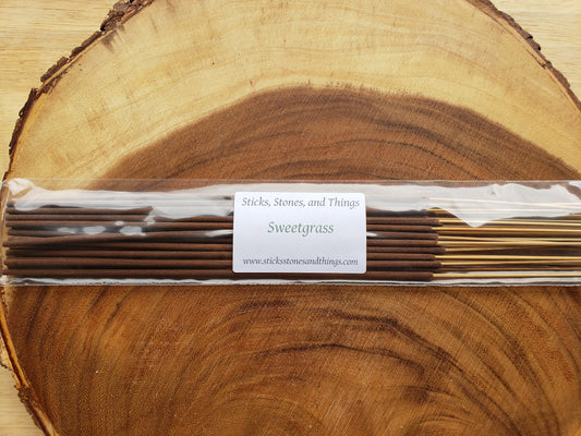 Sweetgrass Hand-Dipped Incense Sticks 20 pack
