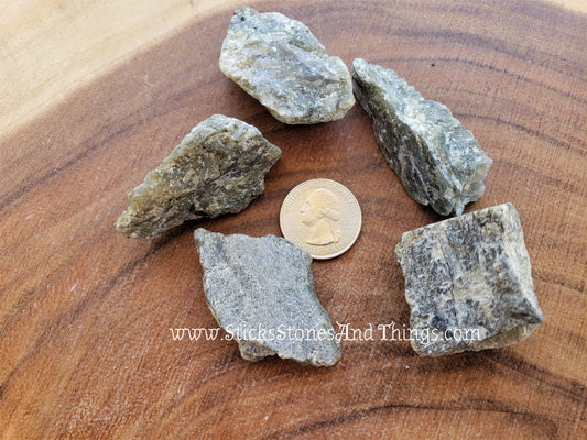 Labradorite (Spectrolite) Rough 2 inches 5 pack