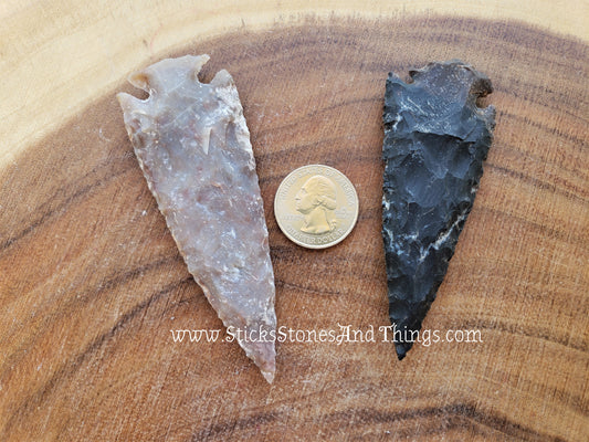 Arrowheads 3.5-4 inches 2 pack