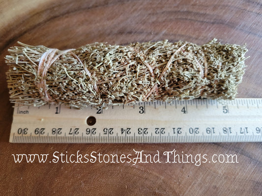 Mountain Sage with Dragon's Blood Resin Powder Smudge Stick 5 inches
