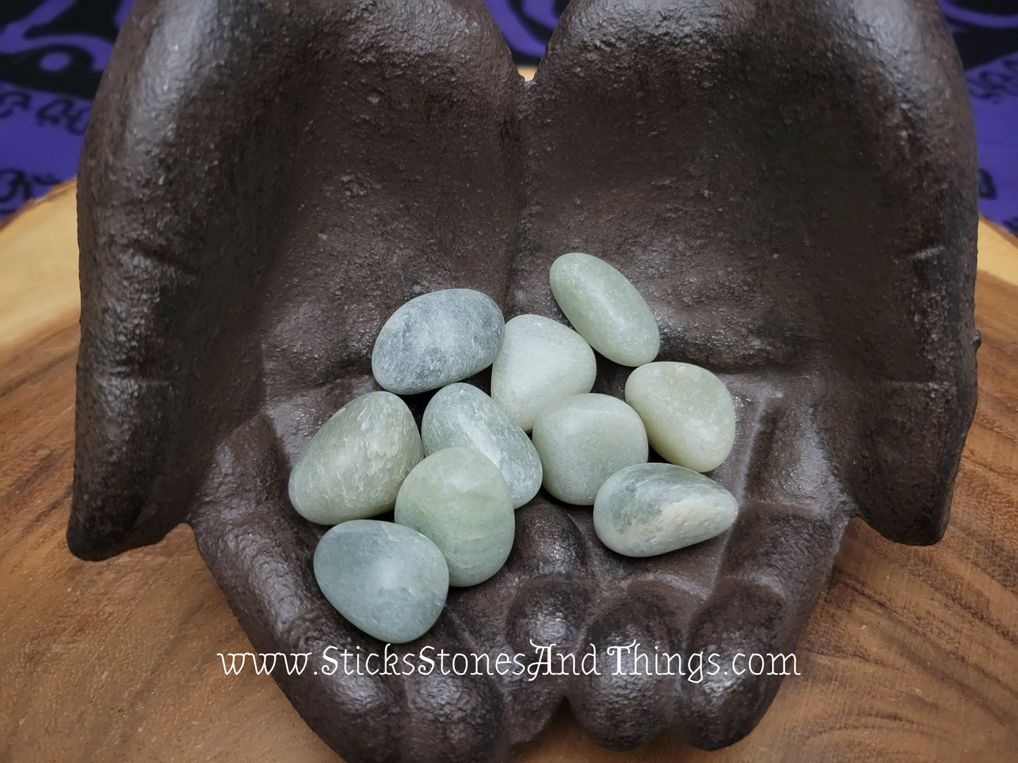 Green Aventurine Tumbled Stone 1 inch