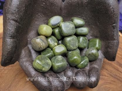 Serpentine Tumbled Stone .75-1 inches