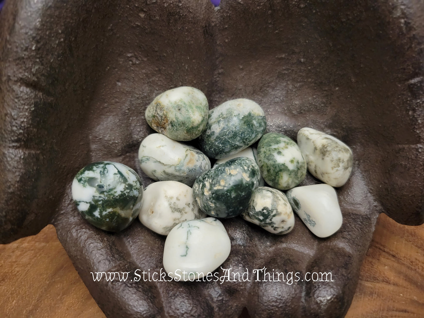 Tree Agate Tumbled Stone 1 inch