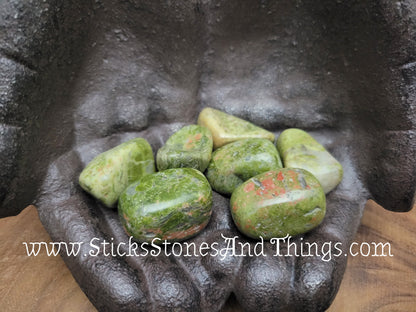 Unakite Tumbled Stone 1-1.25 inches