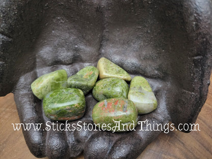 Unakite Tumbled Stone 1-1.25 inches