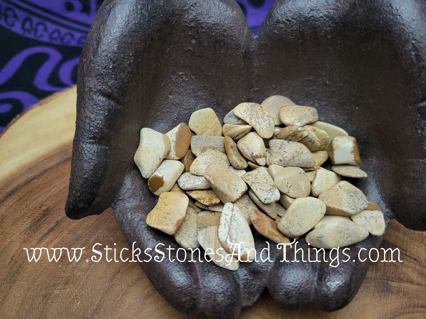 Picture Jasper Tumbled Stone .75-1 inches