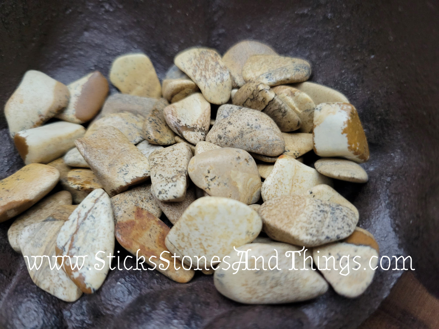 Picture Jasper Tumbled Stone .75-1 inches