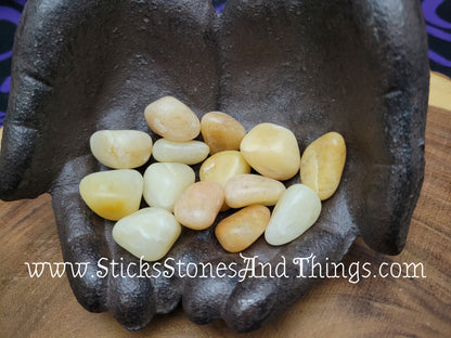 Yellow Aventurine Tumbled Stone 1 inch