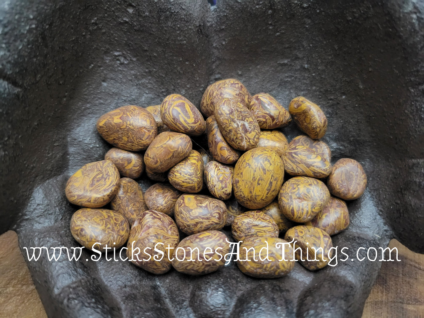 Elephant Jasper Tumbled Stone .75 inch