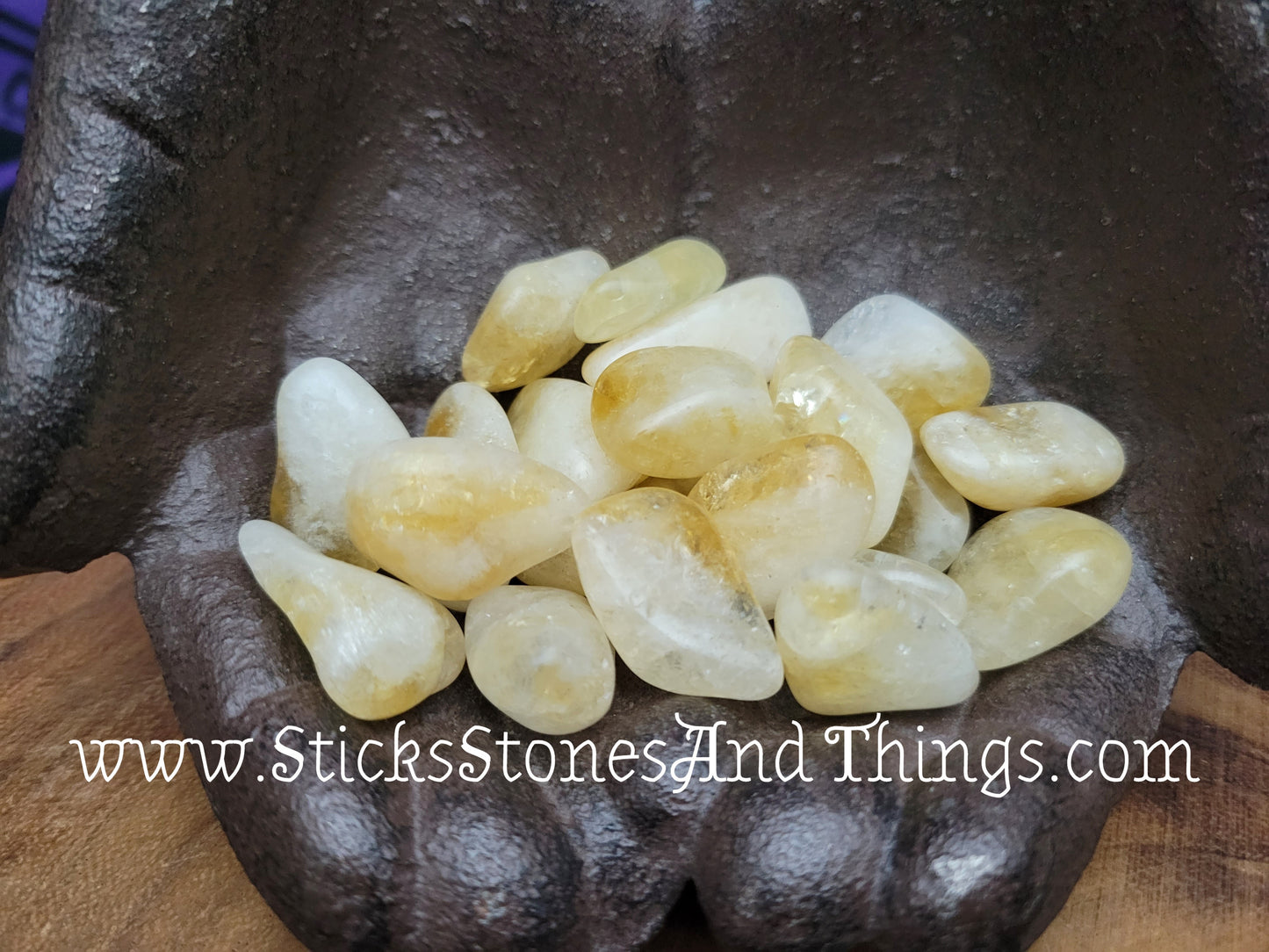 Citrine Tumbled Crystal 1 inch