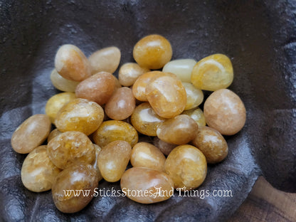 Golden Healer Quartz Tumbled Stone .75 inch