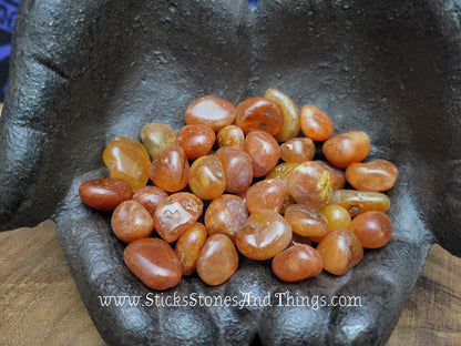 Carnelian Tumbled Crystal .5-.75 inch