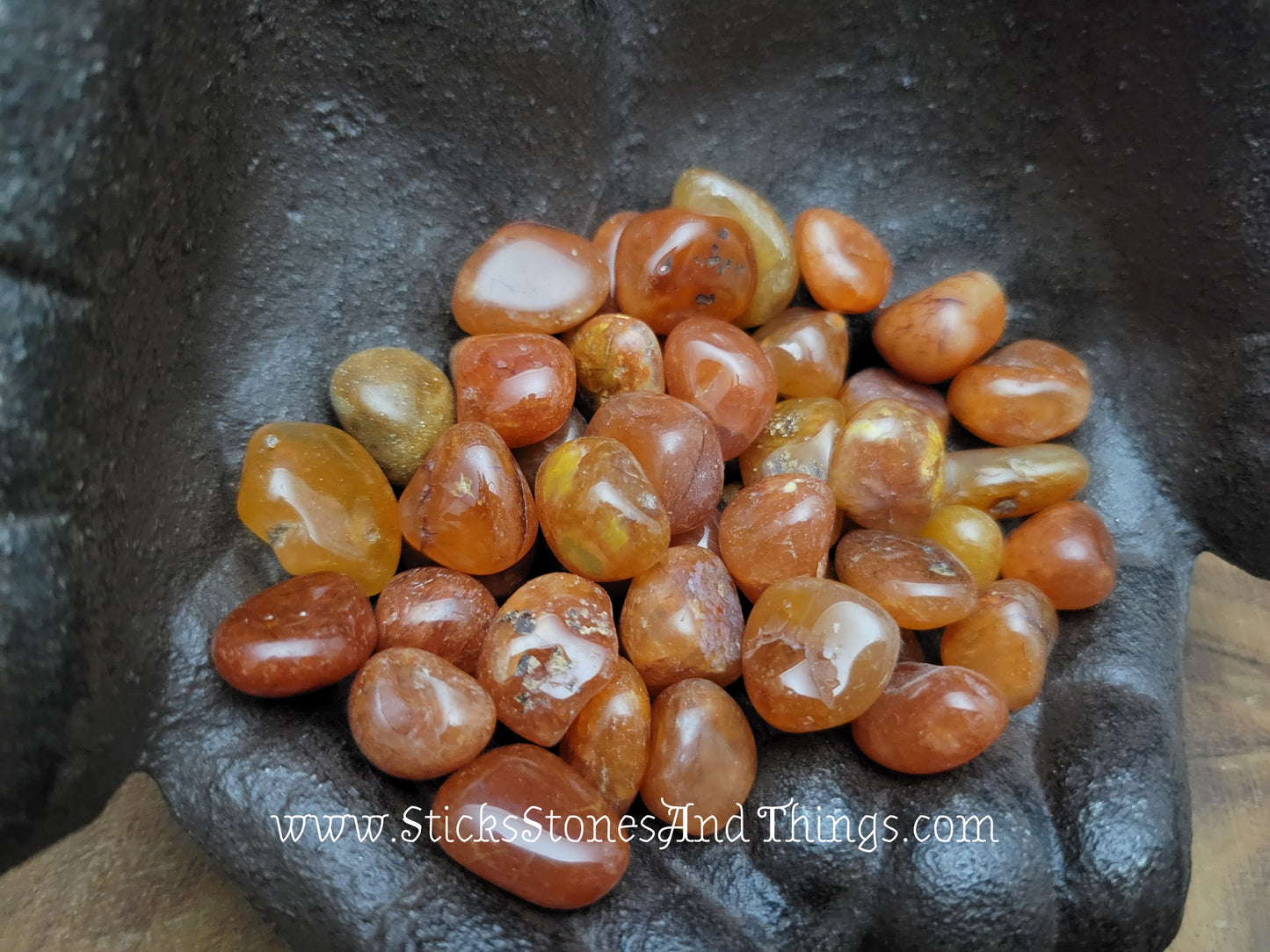 Carnelian Tumbled Crystal .5-.75 inch