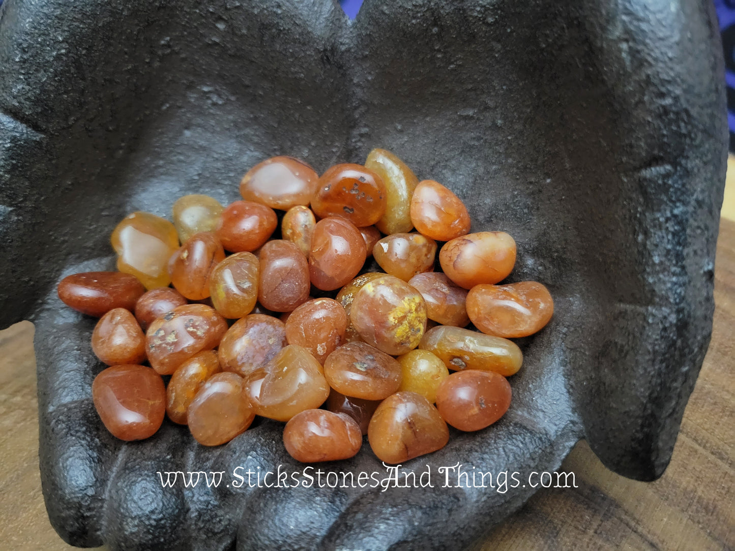 Carnelian Tumbled Crystal .5-.75 inch