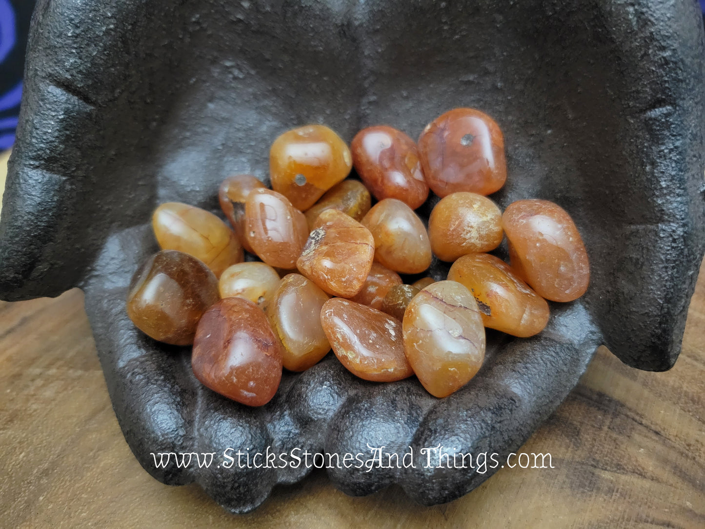 Carnelian Tumbled Crystal 1 inch