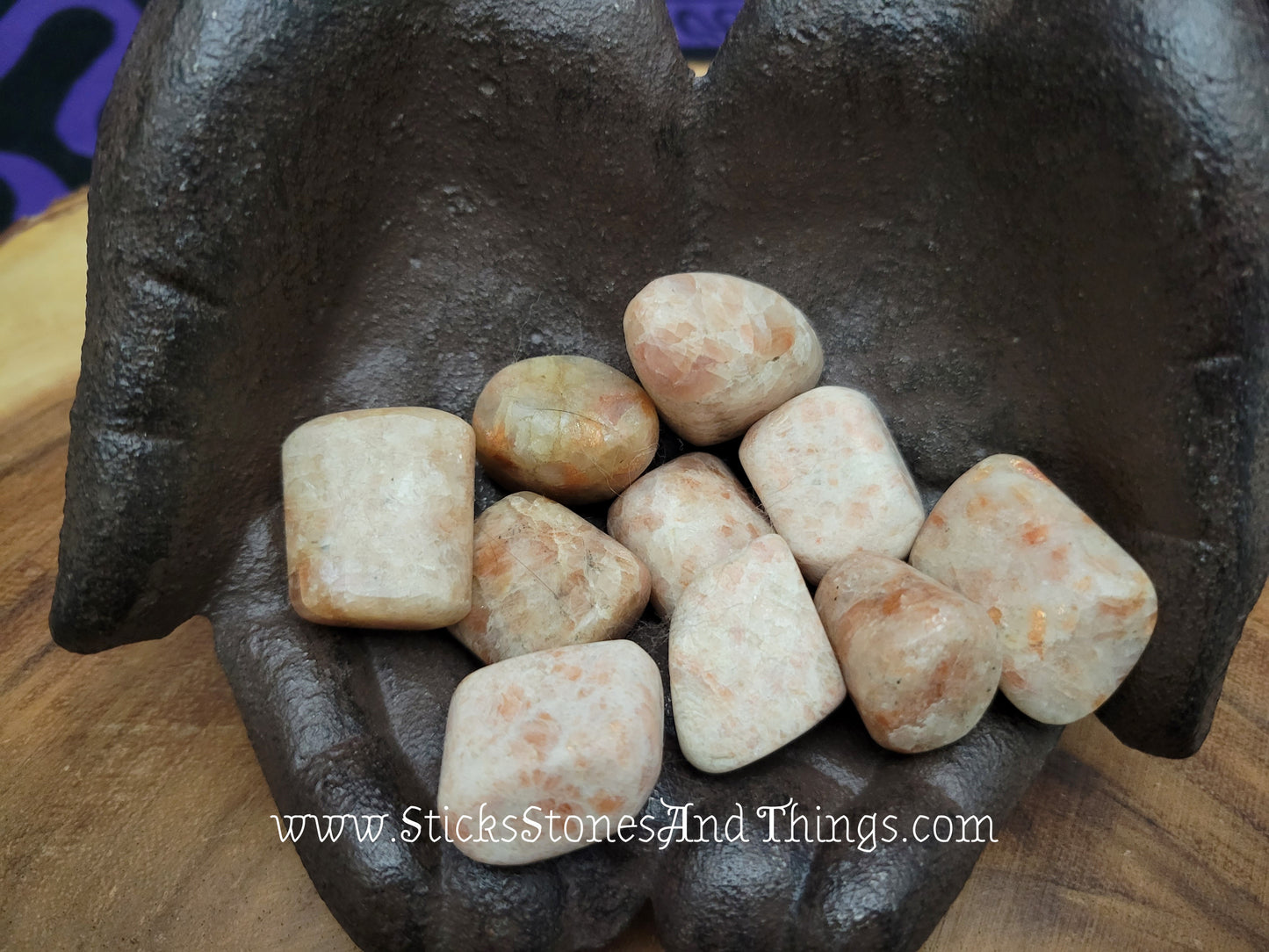 Sunstone Tumbled Stones 1.25 inches