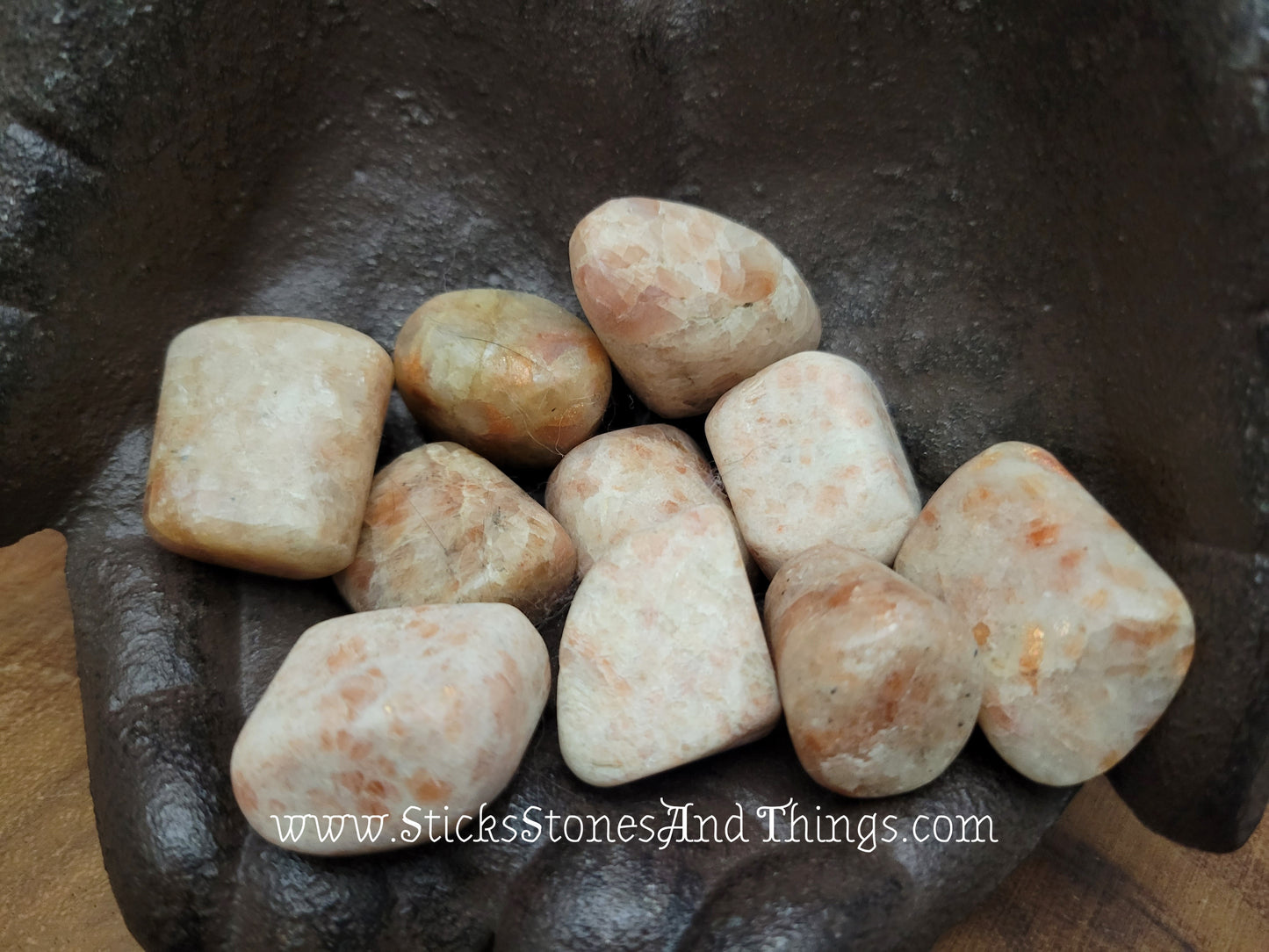 Sunstone Tumbled Stones 1.25 inches