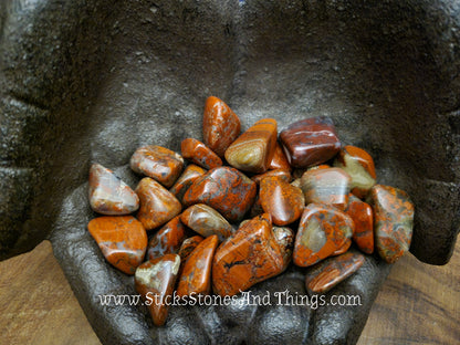 Brecciated Jasper Tumbled Stone .75-1 inch