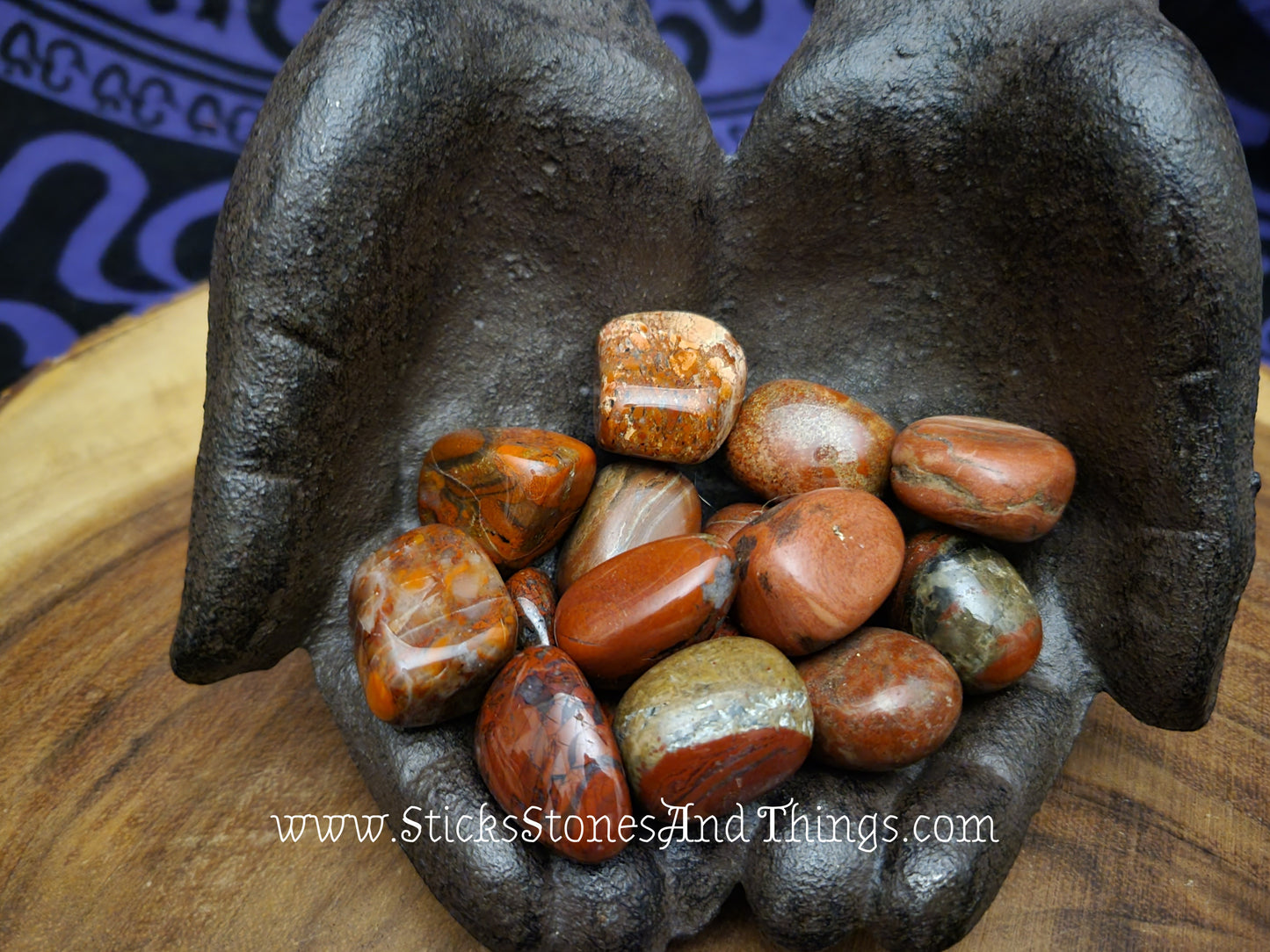 Brecciated Jasper Tumbled Stone 1 inch