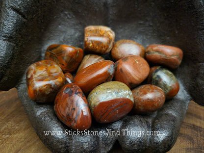 Brecciated Jasper Tumbled Stone 1 inch