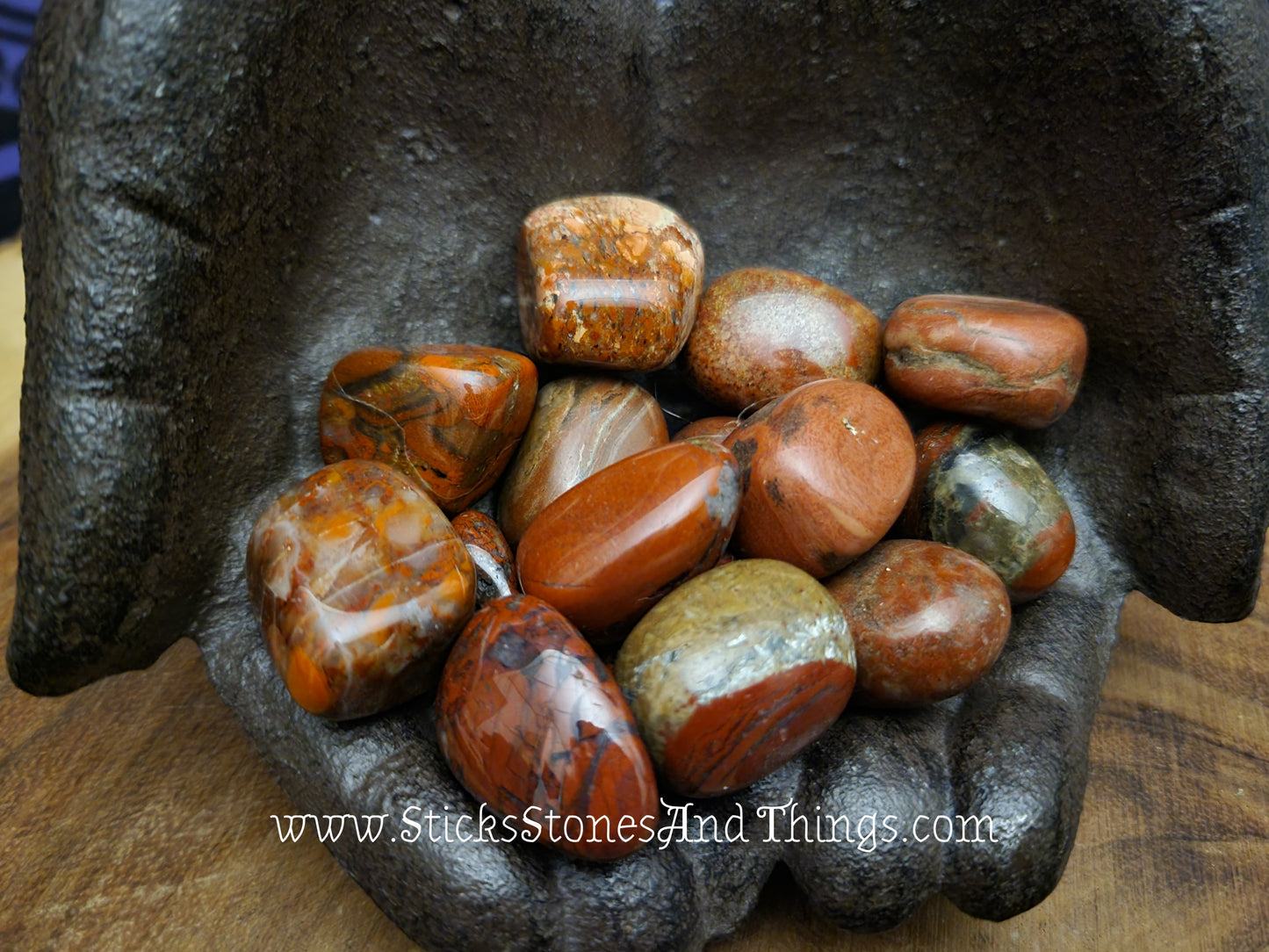 Brecciated Jasper Tumbled Stone 1 inch