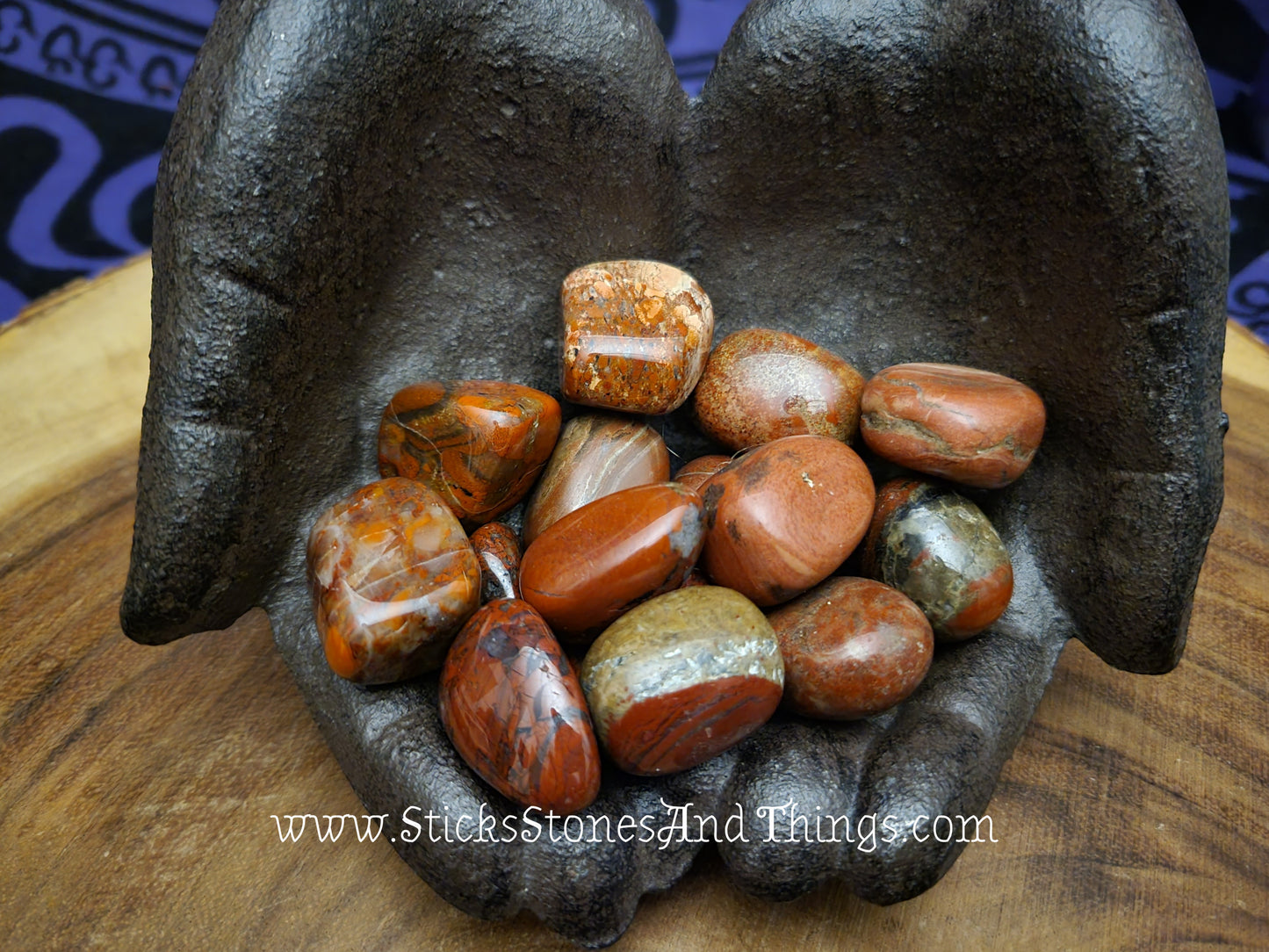 Brecciated Jasper Tumbled Stone 1 inch