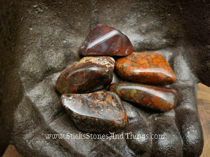 Brecciated Jasper Tumbled Stone 1.5-1.75 inch