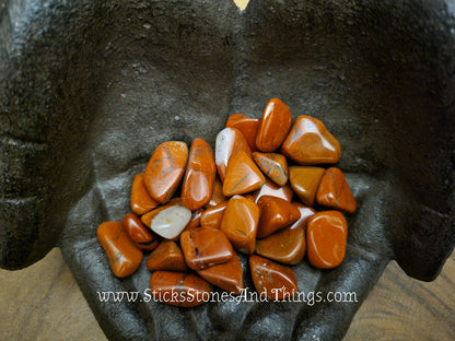 Red Jasper Tumbled Stone .75-1 inch