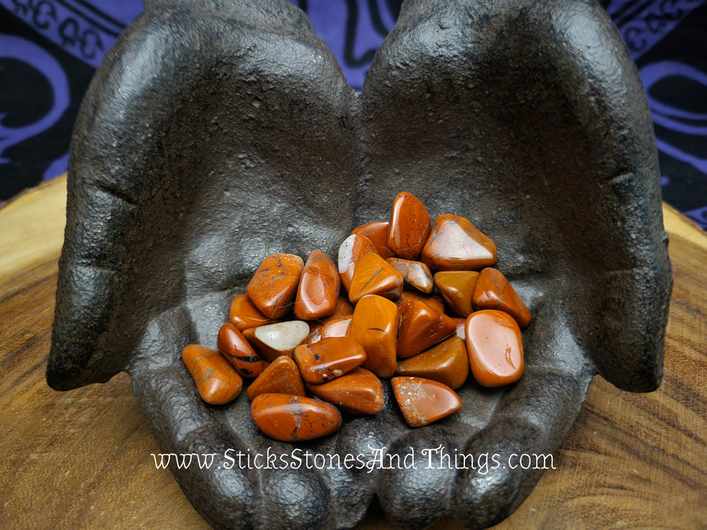 Red Jasper Tumbled Stone .75-1 inch