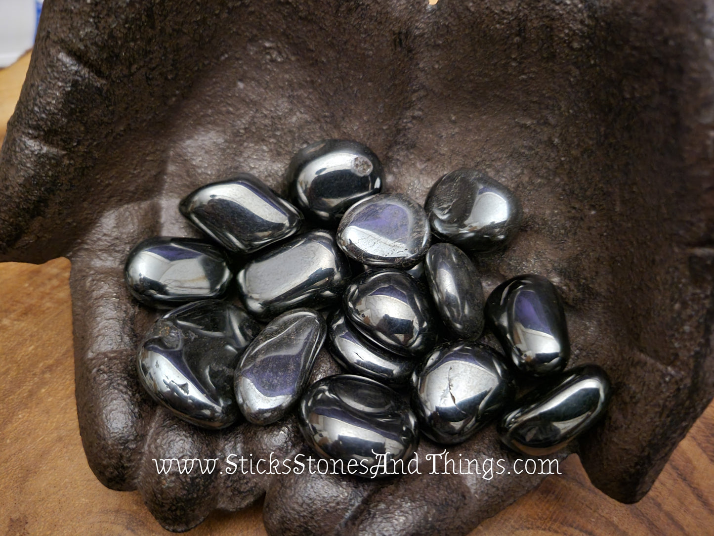 Hematite Tumbled Stone 1 inch