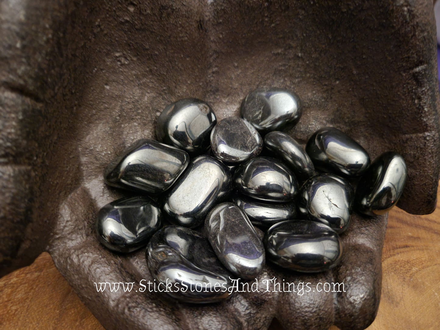 Hematite Tumbled Stone 1 inch