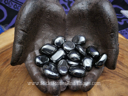 Hematite Tumbled Stone 1 inch