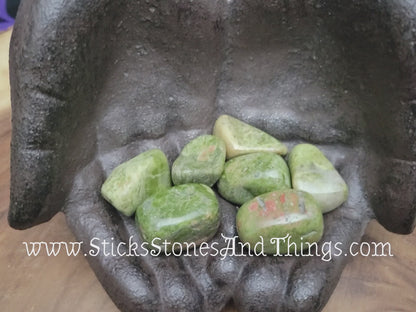 Unakite Tumbled Stone 1-1.25 inches