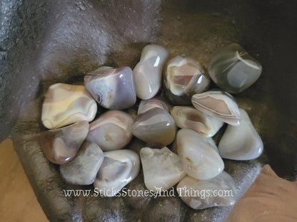 Botswana Agate Tumbled Stone 1 inch