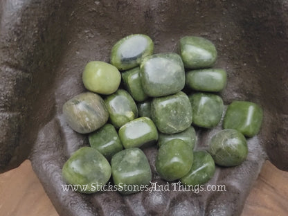 Serpentine Tumbled Stone .75-1 inches