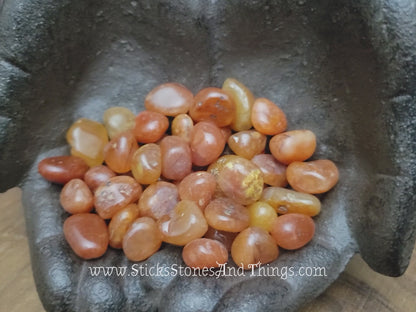 Carnelian Tumbled Crystal .5-.75 inch