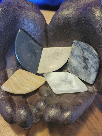Mexican Onyx Worry Stones 1.75 inches