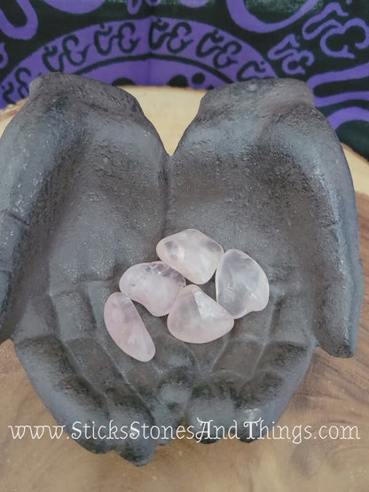 Rose Quartz AA grade tumbled stones 1 inch