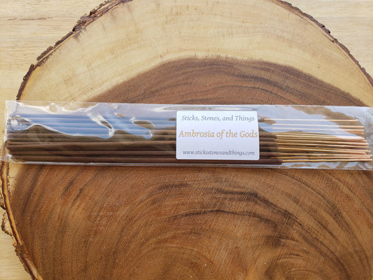Ambrosia of the Gods Hand-Dipped Incense Sticks 20 pack