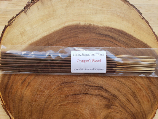 Dragon’s Blood Hand-Dipped Incense Sticks 20 pack