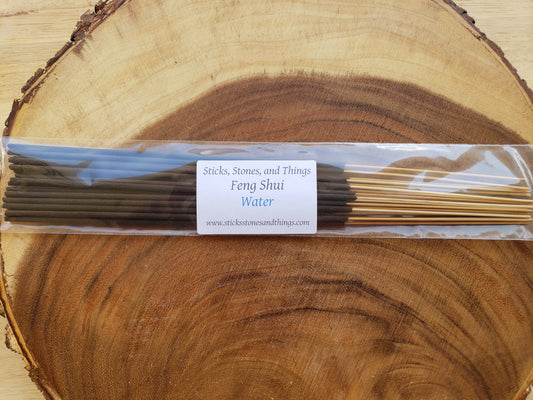 Feng Shui Water Hand-Dipped Incense Sticks 20 pack