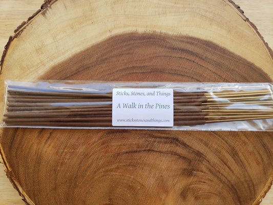 A Walk in the Pines Hand-Dipped Incense Sticks 20 pack