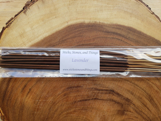 Lavender Hand-Dipped Incense Sticks 20 pack